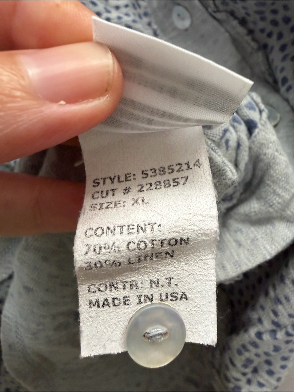 NWT Cut Loose Cotton/Linen Tank Top - size XL - Picture 4 of 4
